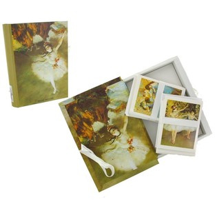 LIVRE DE CARTES - MODÈLE DANSEUSES DE DEGAS (1 pce)
