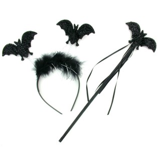 SERRE-TÊTE HALLOWEEN AVEC SCEPTRE (12 pcs)