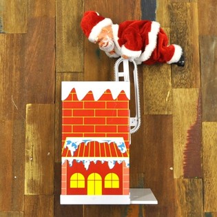 P&Egrave;RE NO&Euml;L GRIMPE DANS LA CHEMIN&Eacute;E (2 pcs.)