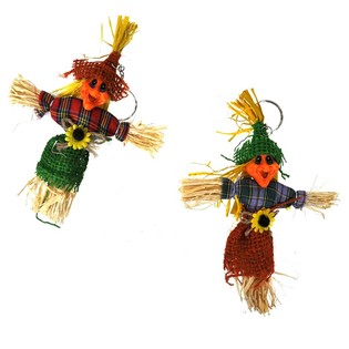 GRAND PORTE-CLÉS SORCIÈRE EN PAILLE 16 CM (12 pcs)