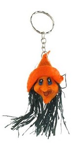 PORTE-CLÉS TÊTE DE SORCIÈRE (24 pcs)