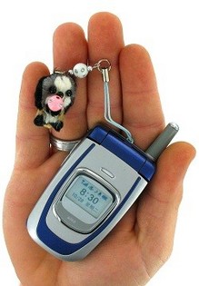 Bijou de T&eacute;l&eacute;phone Portable Chien (12 pcs)