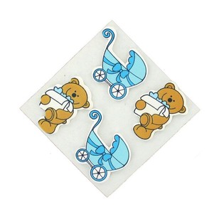 Stickers Décoratifs - Bleu Bébé (Lot de 20)