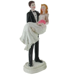 DÉCORATION COUPLE DE MARIÉS 24.5 CM