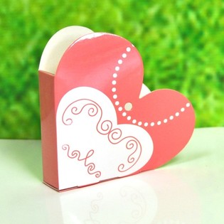 Boîte Cadeau Mariage pour Dragées - Coeur Femme (12 pcs)