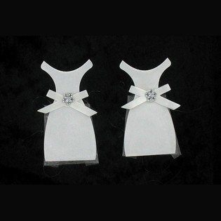 D&eacute;coration d'Emballage Robe de Mari&eacute;e (12 pcs.)