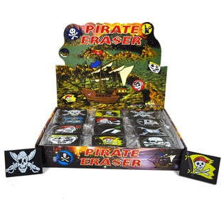 Gomme Carrée Pirate (60 pièces)