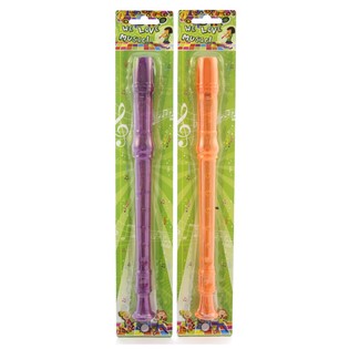 FLÛTE À BEC TRANSPARENTE SUR CARTE (24 pcs)