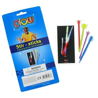 BÂTONNETS MÉLANGEURS LUMINEUX (12 pcs.)