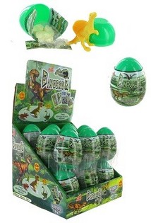 Œuf Surprise avec Dinosaure et Bonbons (18 pcs)