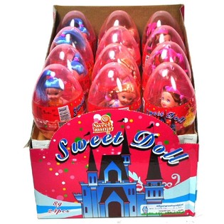 Œuf Surprise Fille avec Bonbons (24 pcs)