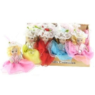 Petites poup&eacute;es en porcelaine - Mod&egrave;le 2 (12 pcs)
