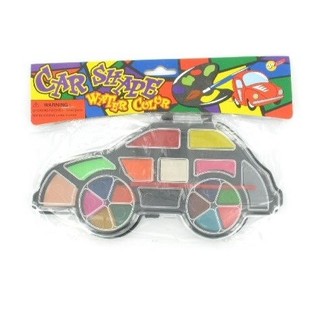 KIT DE PEINTURE À L'EAU - MODÈLE VOITURE (12 pcs)