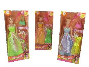 Poupée avec accessoires (2 pcs)