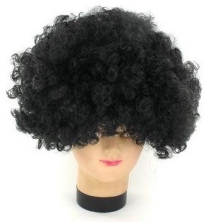 Perruque Afro Noire (5 pcs) - Grossiste Fête