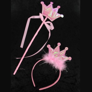 DIADÈME DE PRINCESSE AVEC SCEPTRE (12 pièces)