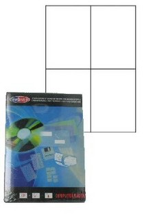 Étiquettes autocollantes pour imprimante (100 feuilles)