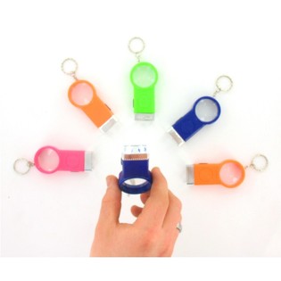 PORTE-CLÉS LAMPE DE POCHE - MODÈLE LOUPE (50 pcs)