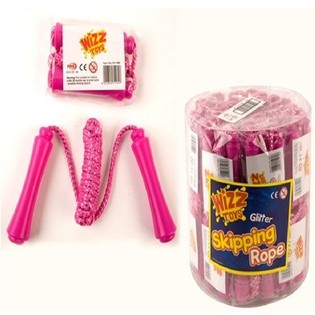 Corde à sauter rose en tube (47 pcs)