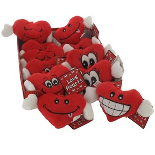 Cœurs en Peluche Adorables (12 pcs)