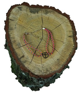 Bracelet tressé avec breloque (1 pc)