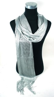 Écharpe Style Ibiza Aspect Argenté (1 pc.)