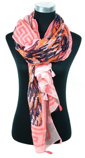 Écharpe Style Ibiza Rose (1 pièce)