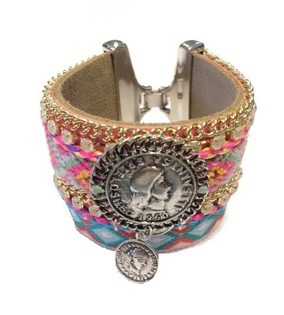 Bracelet Look Ibiza de Luxe Multicolore Pièces (1 pc)