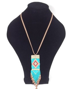 Collier long style Ibiza (1 pièce)
