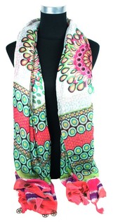 ÉCHARPE LOOK IBIZA MULTICOLORE (1 pc)