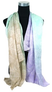 Écharpe Style Ibiza Violet Menthe (1 pc)