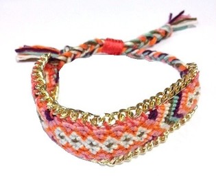 Bracelet Tressé Multicolore (1 pc.)