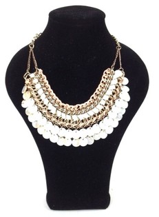 Collier Crème Rose Style Ibiza (1 pc)