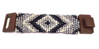 Bracelet Aztèque en Bois Style Ibiza B2B (1 pc)