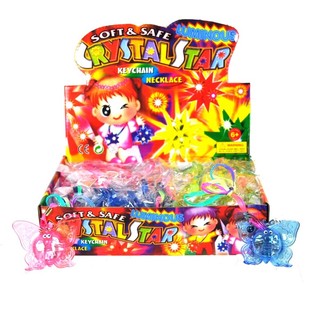 PAPILLONS LED EN PRÉSENTOIR (36 pcs.)