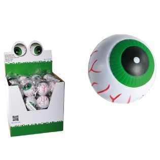 Grandes Balles Rebondissantes Souples avec Yeux, &Oslash;6cm (48 pcs)
