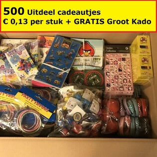 MÉGA MIX DE CADEAUX POUR TOMBOLA 500 PCS + CADEAU GRATUIT