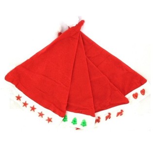 PACK ASSORTI BONNETS DE NOËL LUMINEUX (12 pces)