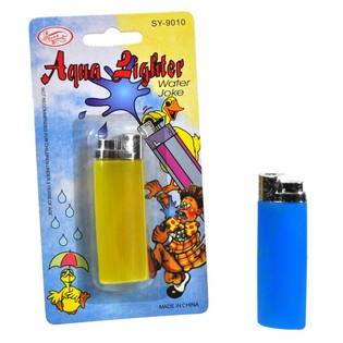 Pistolet à Eau Farce et Attrape Briquet sur Carte (24 pcs)