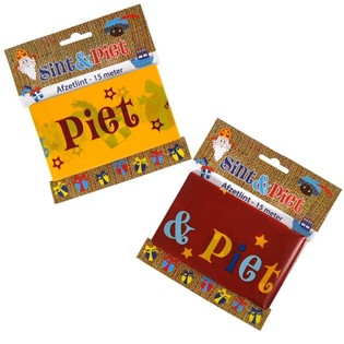 RUBAN DE BALISAGE SAINT NICOLAS - 15 M&Egrave;TRES (12 pcs)