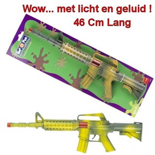 Fusil Méga Géant Smiffy's avec Lumière et Son (7 pcs)