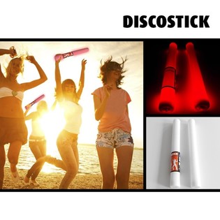 BÂTON MOUSSE LED COULEUR UNIQUE - ROUGE - 38,5 CM (19 pcs)