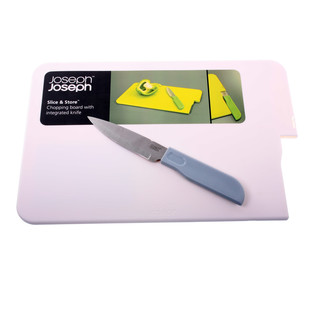JOSEPH JOSEPH - PLANCHE À DÉCOUPER SLICE & STORE AVEC COUTEAU INTÉGRÉ (1 pc.)