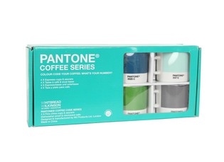 PANTONE - COFFRET DE 4 TASSES À EXPRESSO ET SOUCOUPES