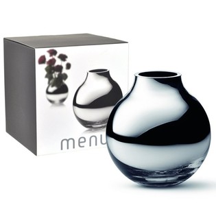MENU Vase Rond Argenté | Vase Boule de Luxe B2B