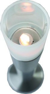 PATENT - Lampe à huile Slimline 18,5 cm (1 pc)