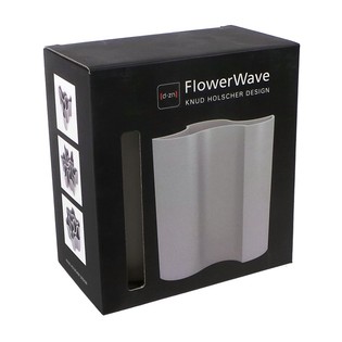 D-ZN - Vase &agrave; Fleurs FLOWERWAVE - Blanc (1 pc)