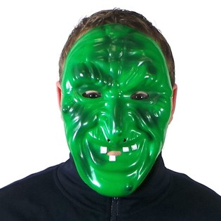 MASQUE DE SORCIÈRE VERT (9 pcs.)