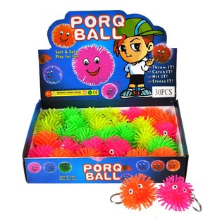Porte-clés Balle Puffer Lumineuse (29 pcs)