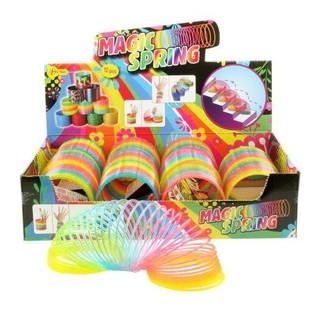 RESSORT MAGIQUE ARC-EN-CIEL À PAILLETTES (12 pcs)